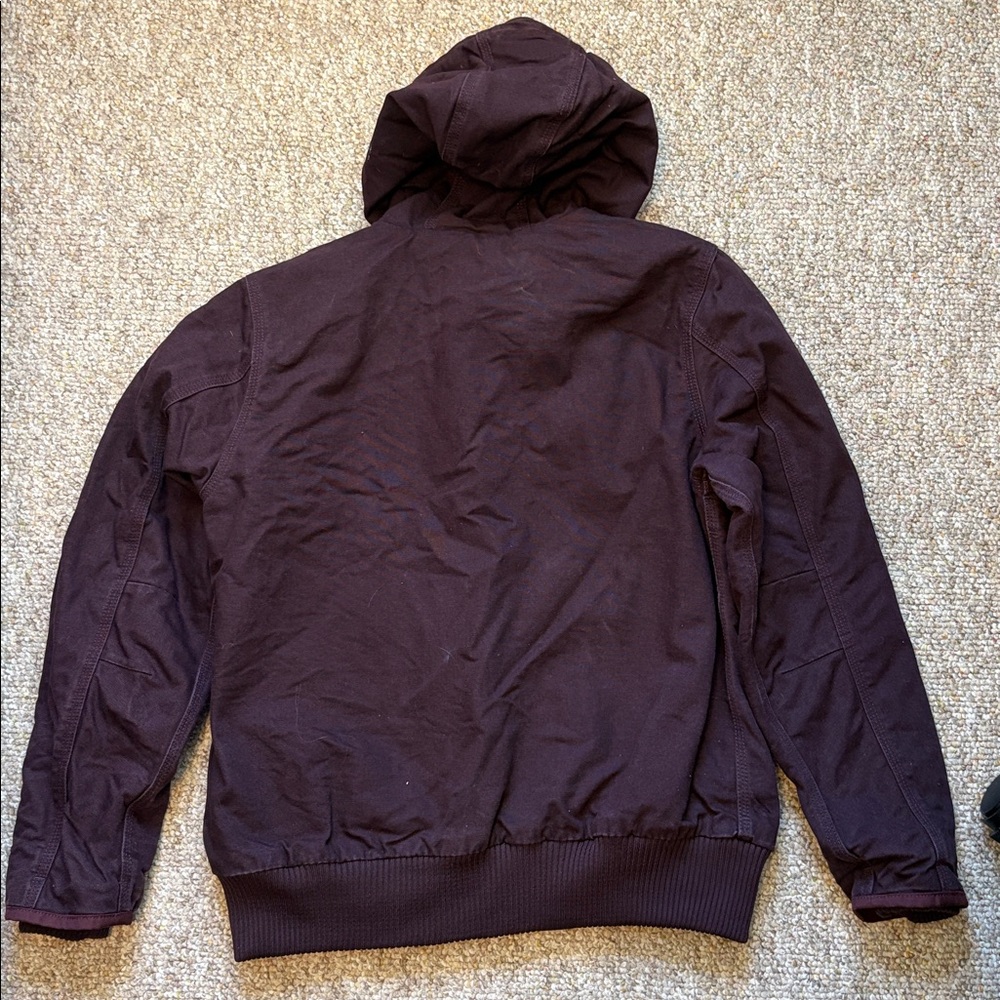 Carhartt Dark Purple Hooded Jacket - Picture 2 of 4